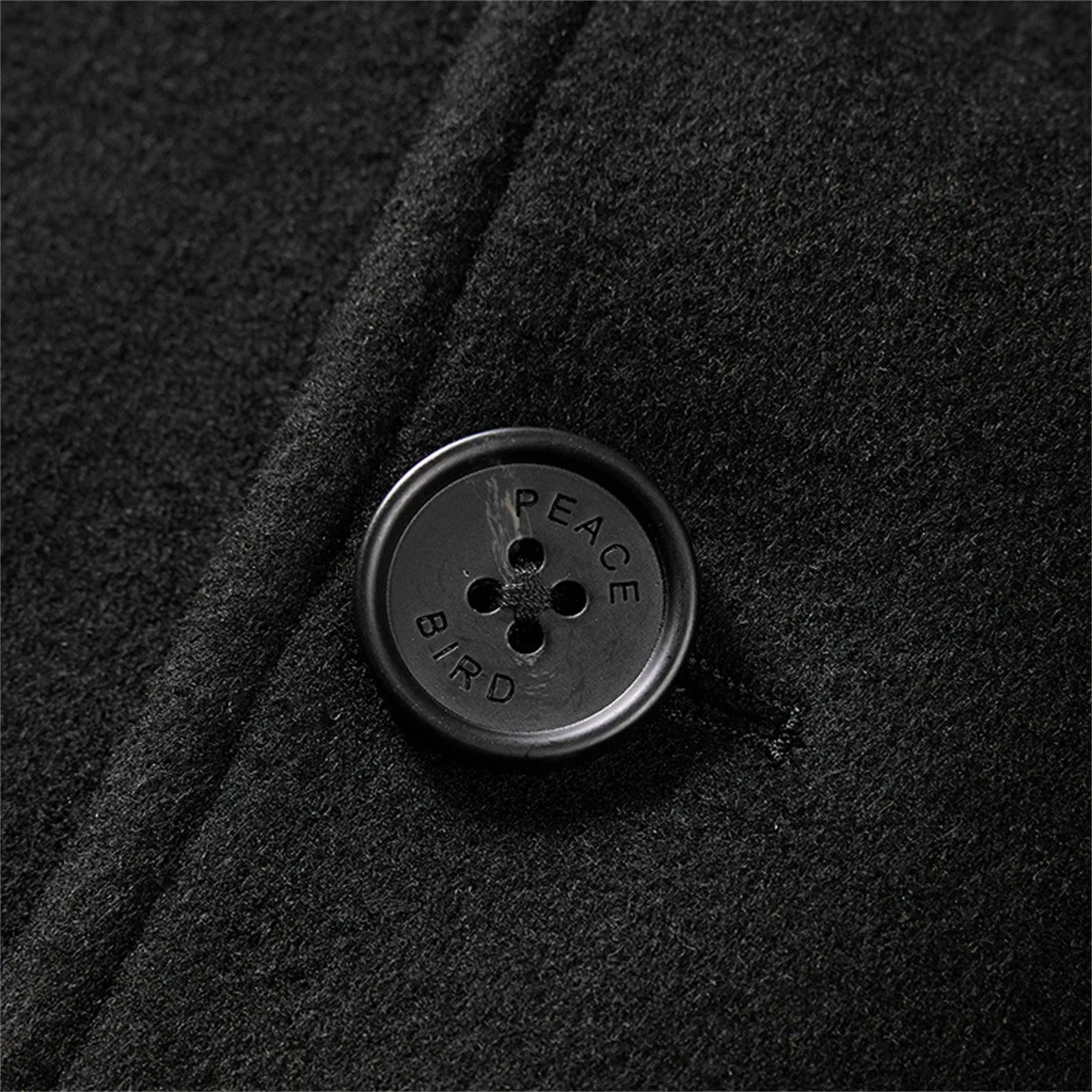 Men's Loose Vintage Wool Coat