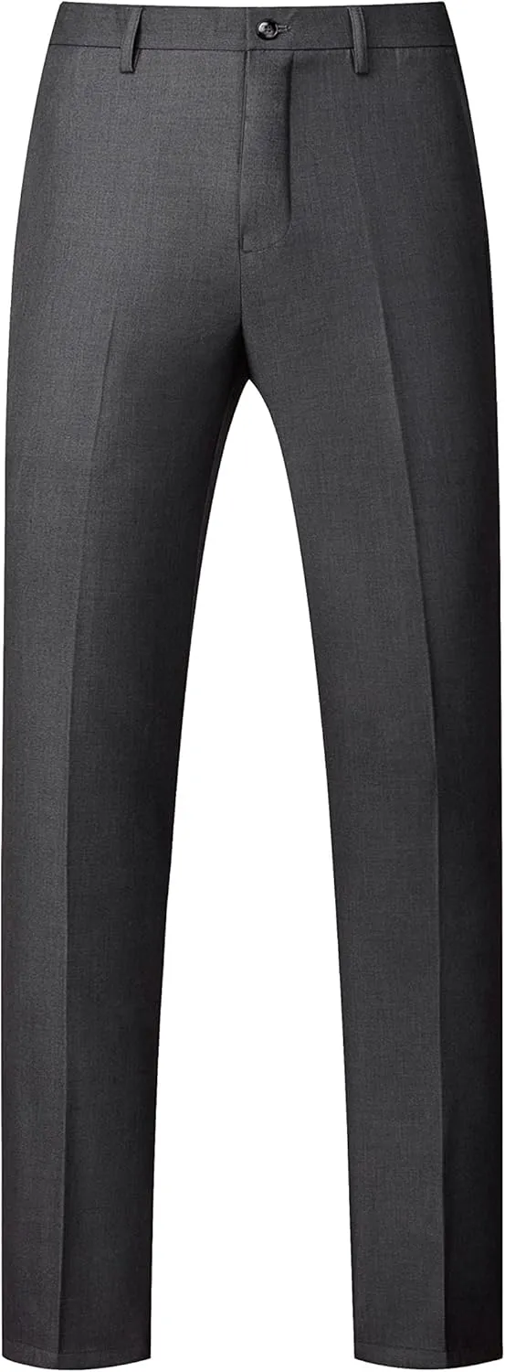 Mens Suits 2 Piece Slim Fit Tuxedo Suit for Men One Button Single Breasted Wedding Casual Business Blazer Jacket Pants Suit