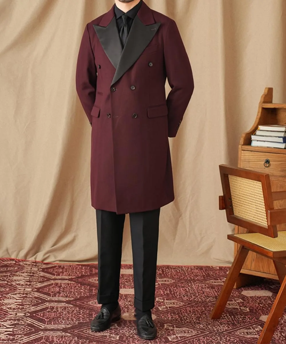 Mens Tailcoat Tuxedo Jacket Solid Swallowtail Dinner Party Blazer Dress Coat