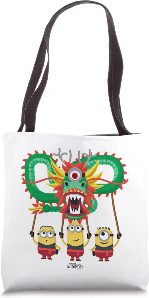 Minions Lunar New Year Paper Dragon Tote Bag