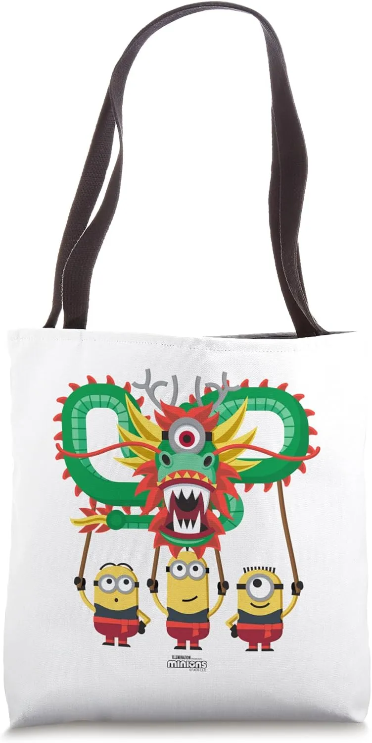 Minions Lunar New Year Paper Dragon Tote Bag