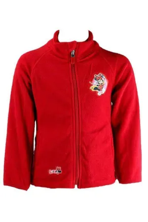 Minnie Mouse Red Super Soft Fleece Cardigan Light Jacket