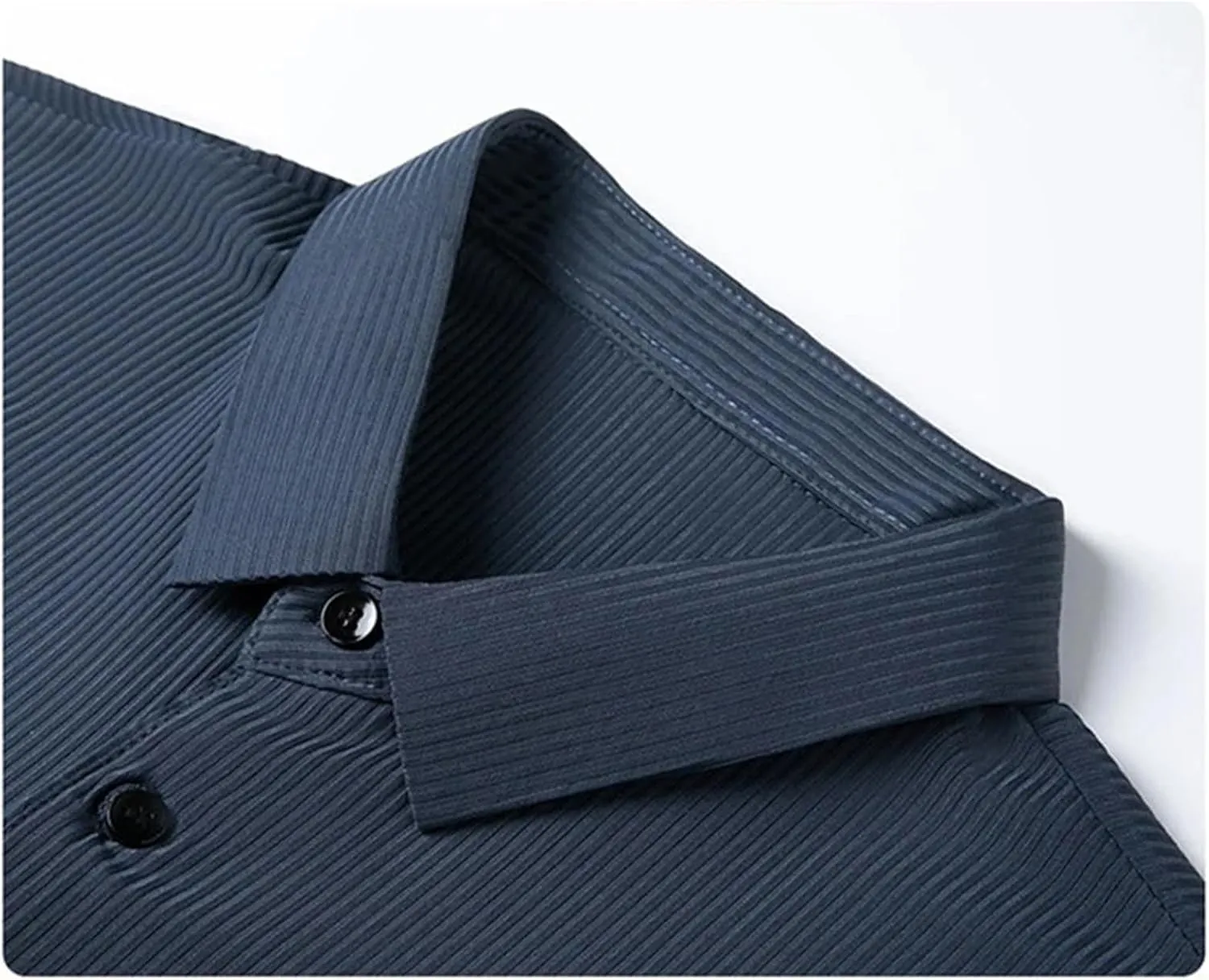 Mnjyihy Men Summer Short Sleeve Polo Shirt Fashion Loose Contrast Color Tactical Quick-Dry Casual Golf Shirt
