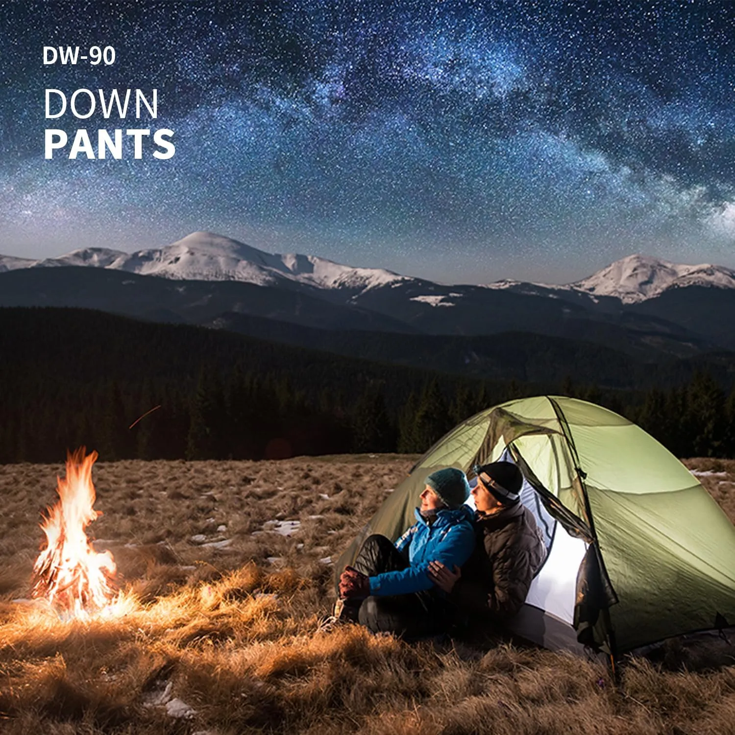 Naturehike Down Pants,Men's Women's Puffy Pants,Winter Warm Outdoor Men Women Ski Snow Pants,Camping Hiking Pants