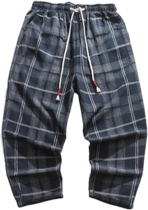 Niiyyjj Men's Straight Harem Pants Male Loose Ankle-Length Trousers Streetwear Male Casual Sweatpants