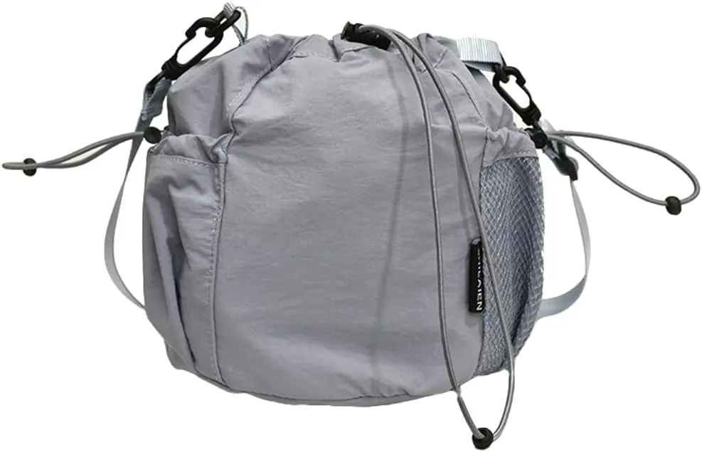 Nylon Bucket Bag for Women Trendy Purse Small Shoulder Crossbody Bag Lightweight Travel Work Tote Handbags 2025