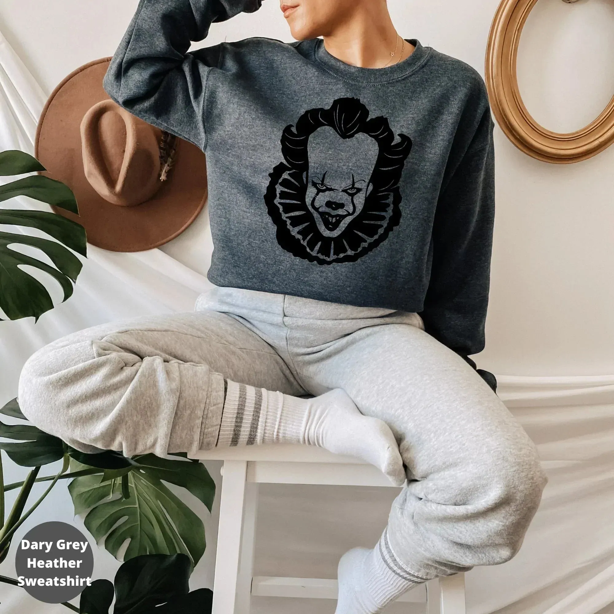 Pennywise Shirt, Scream Shirt, Horror Movie Hoodie, Freddy Krueger, IT Jason Halloween Sweater, Halloween Crewneck, Halloween Party T-Shirt