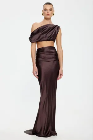 Perez Skirt - Chocolate
