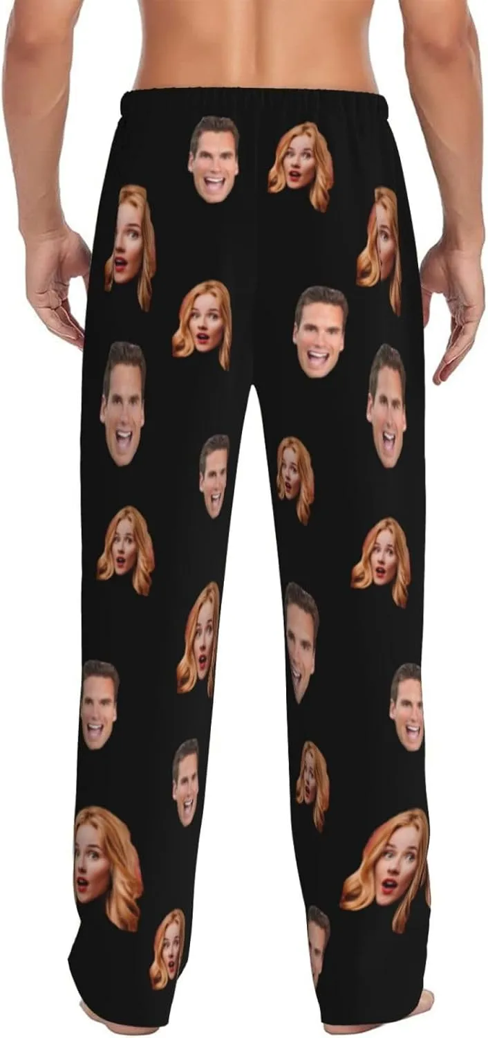 Personalized Pajamas Pants For Men Custom Funny Pajama Pants Pajama Bottoms Sleepwear With Photo Face Text