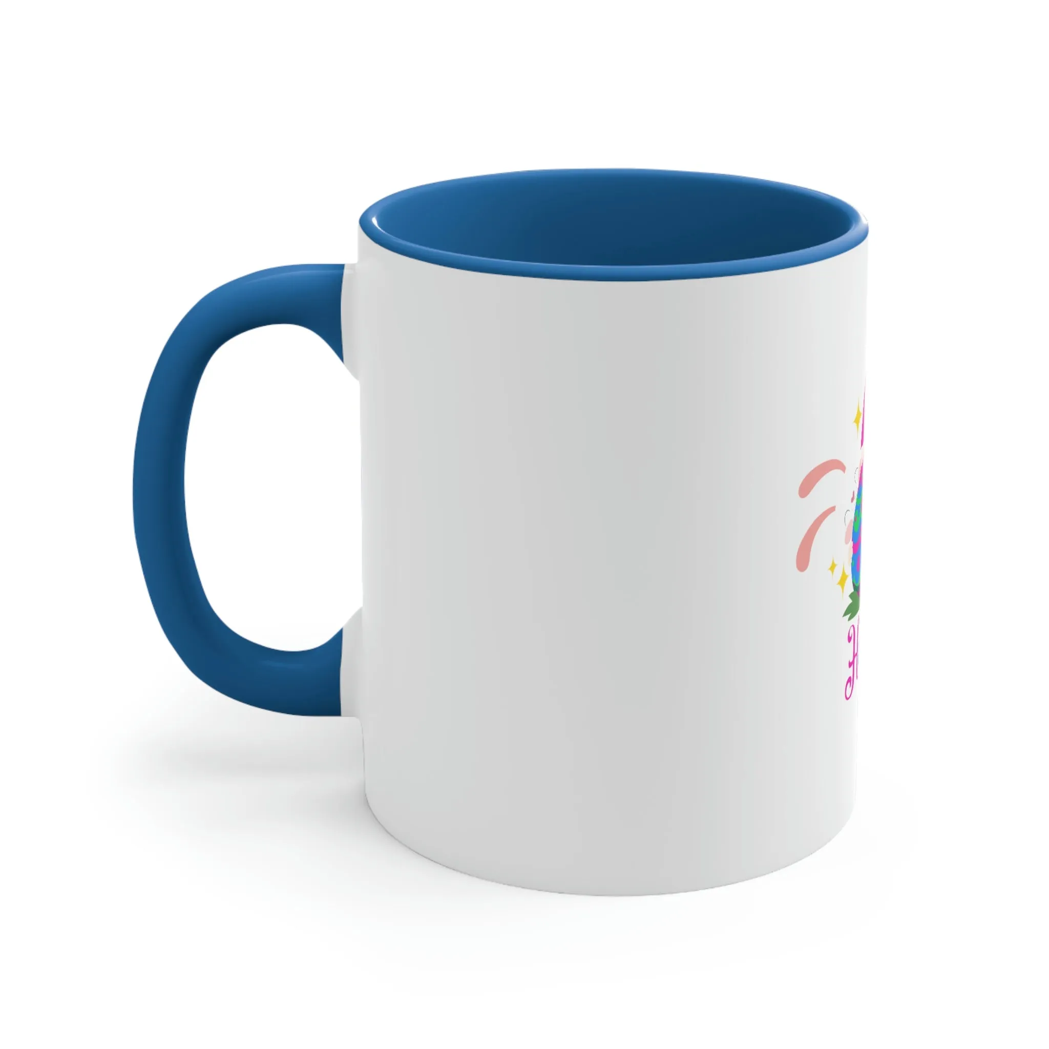 Polysexual Flag Accent Coffee Mug Easter Festival - Happy Easter 2023