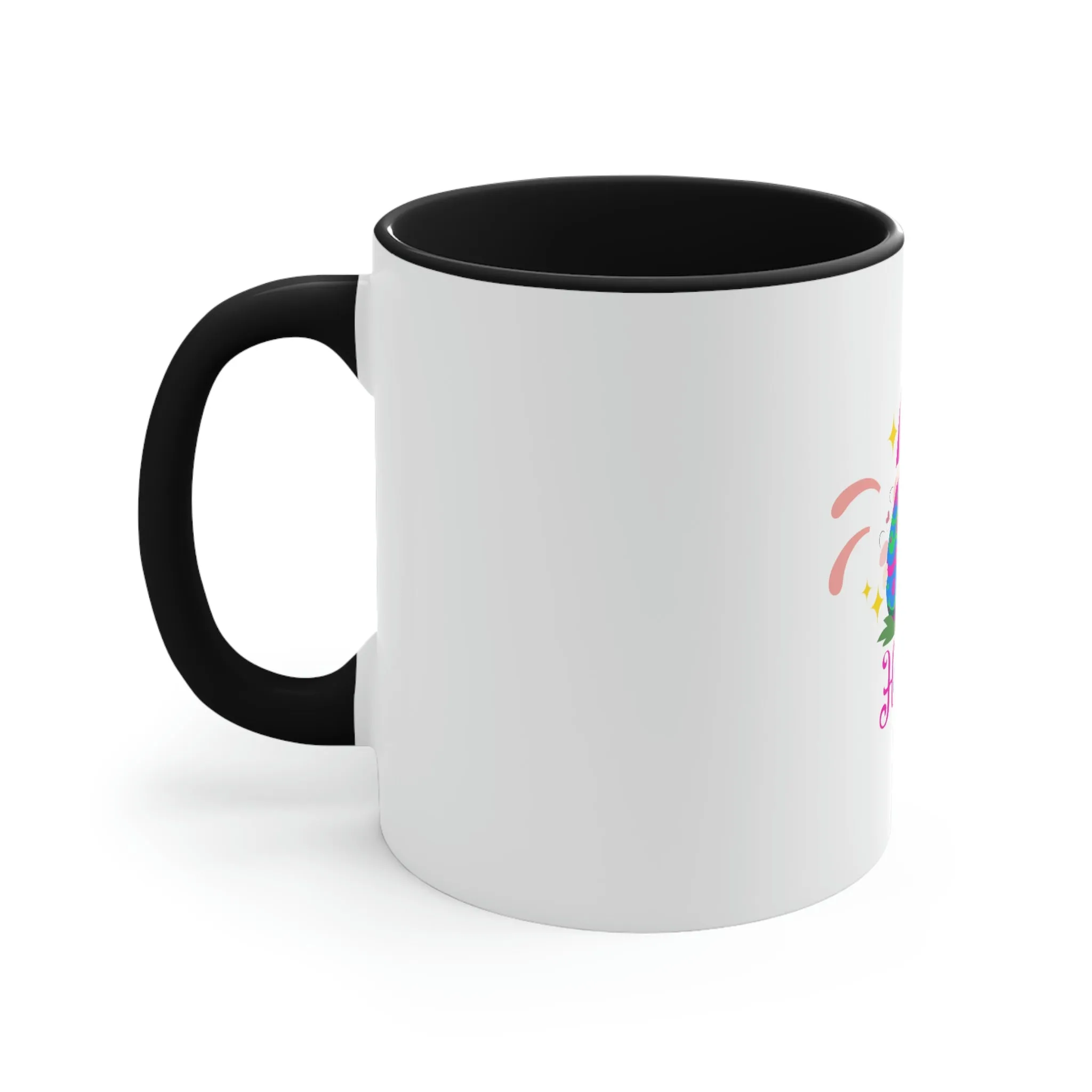 Polysexual Flag Accent Coffee Mug Easter Festival - Happy Easter 2023
