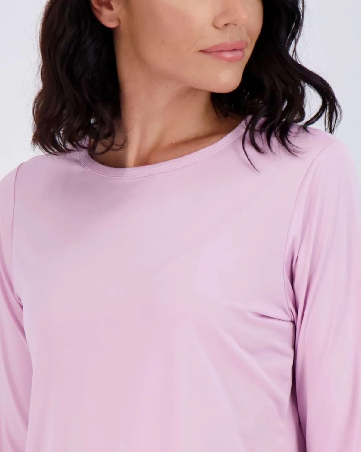 Real Essentials 4 Pack: Women's Dry-Fit Tech Stretch Long-Sleeve Athletic Workout T-Shirt (Available in Plus Size)