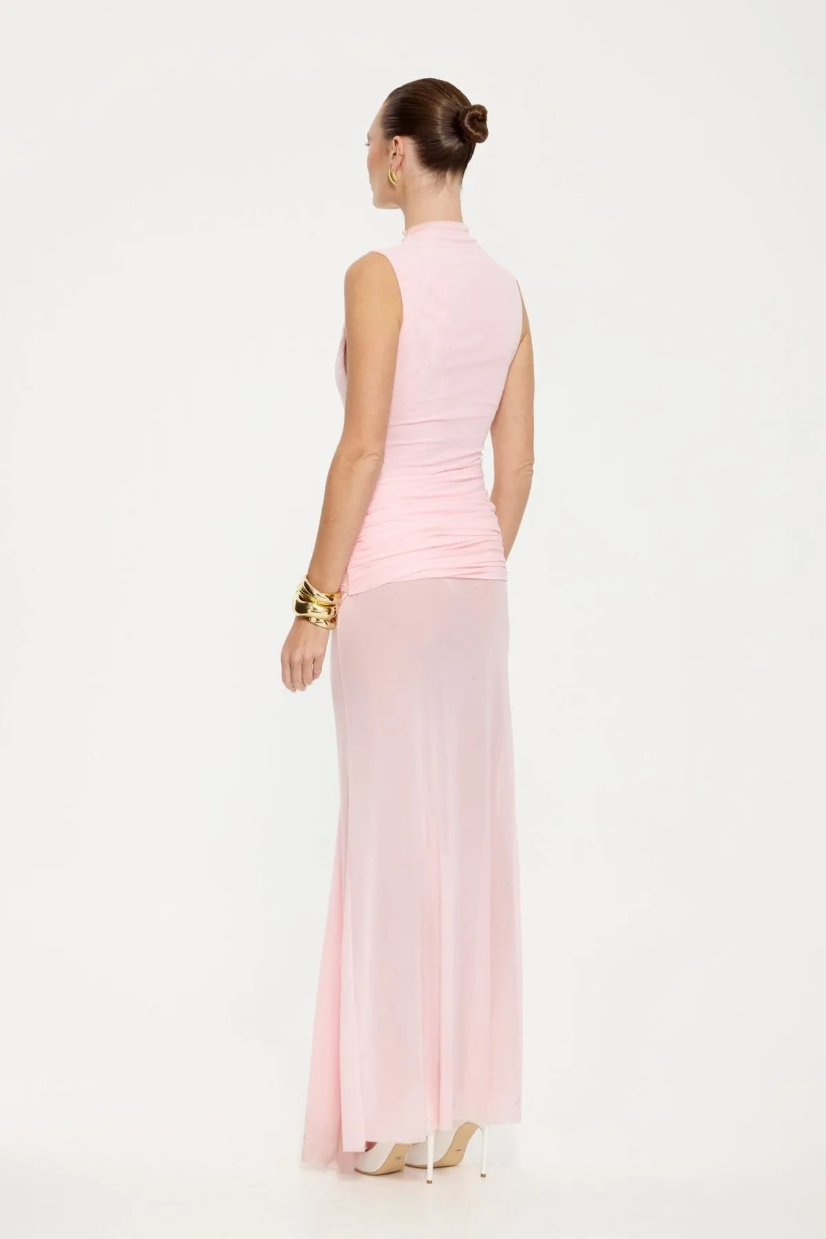 Roza Maxi Dress - Petal Pink