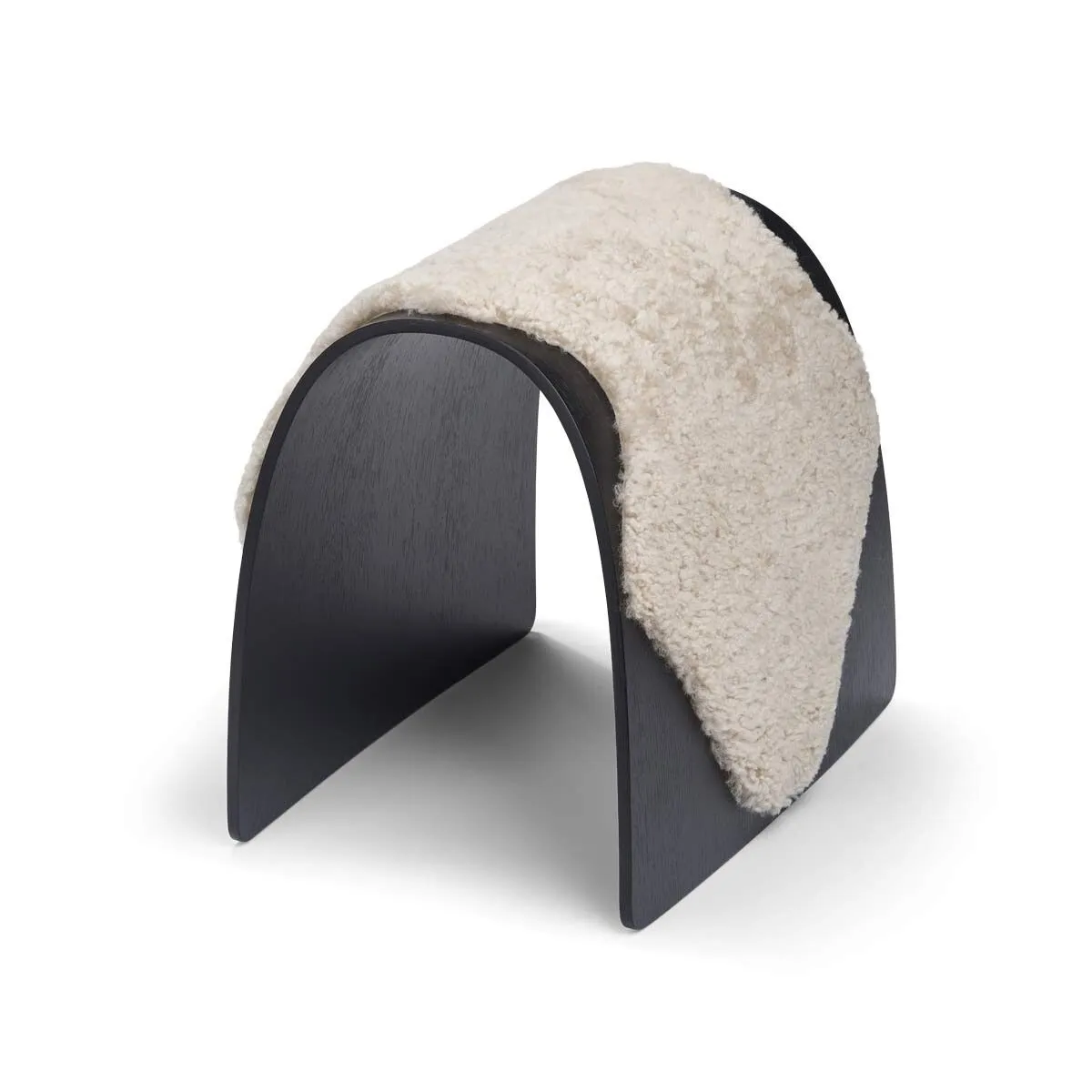 Sheep Stool Cover | Short Wool