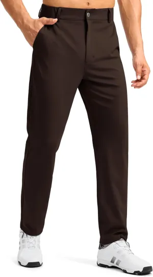 Soothfeel Men's Golf Pants with 5 Pockets Slim Fit Stretch Sweatpants Casual Travel Dress Work Pants for Men