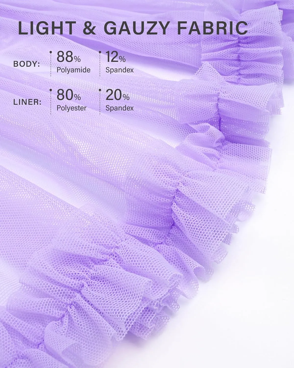 Stelle Women's High Waist Athletic Skorts with Shorts Pockets Ruffle Hem Flowy Skirts Mini Tiered Short Skirt Casual Summer