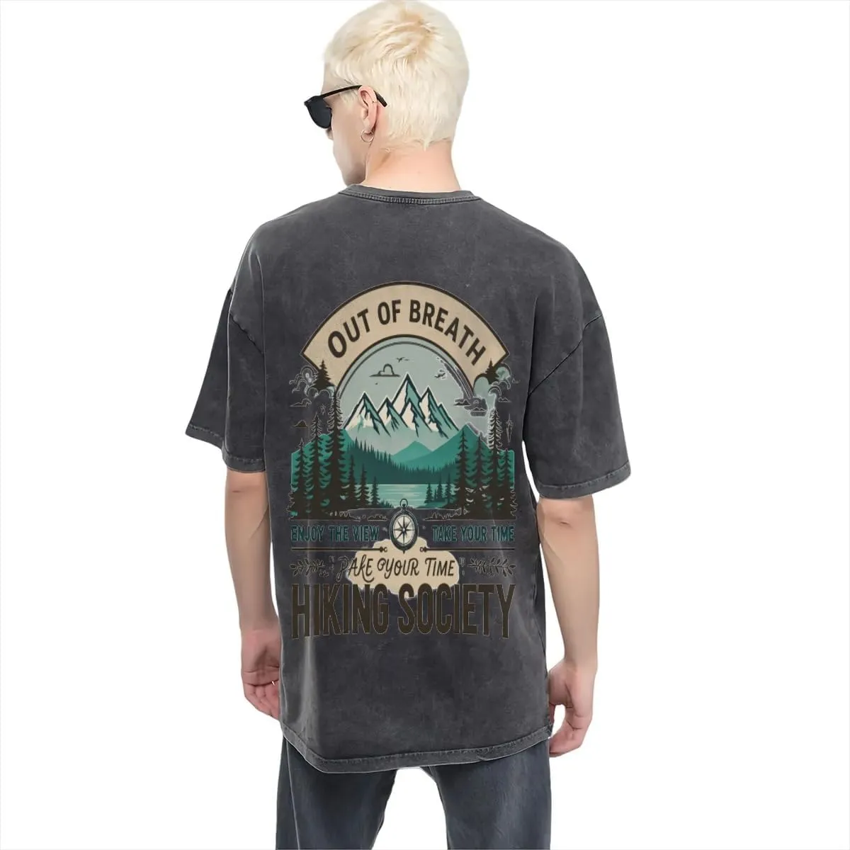 Stumble and Fall DonT Worry, ITS JUST A Scratch Classic Two Sides Retro Short Sleeve Shirt Men's Round Neck Sports T-Shirt