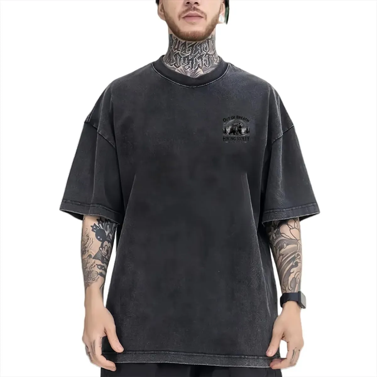 Stumble and Fall DonT Worry, ITS JUST A Scratch Classic Two Sides Retro Short Sleeve Shirt Men's Round Neck Sports T-Shirt