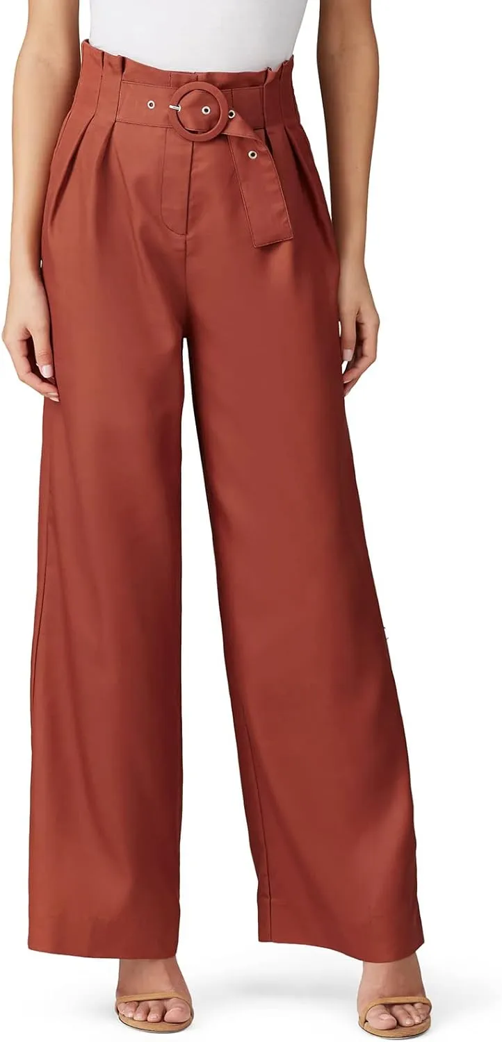 Sweet Baby Jamie Rent The Runway Pre-Loved Rust Pleated Pants