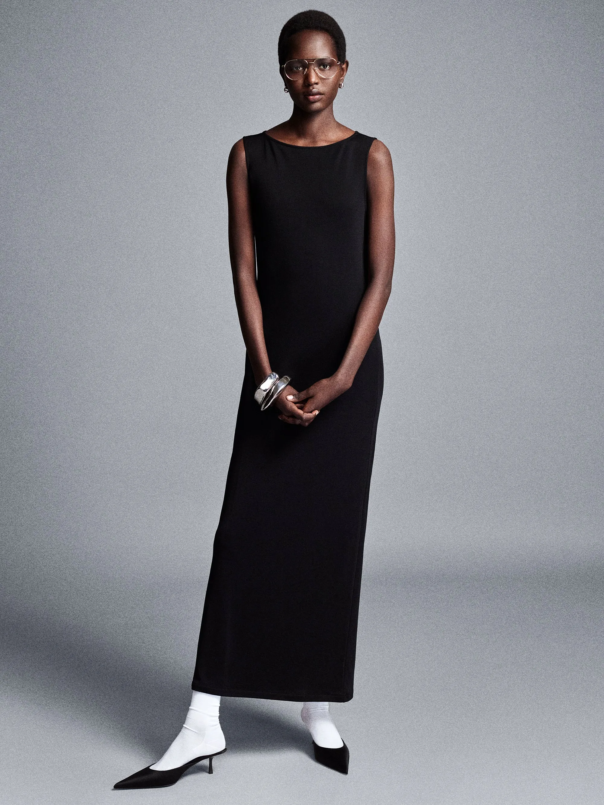 The Drape Dress -- Black