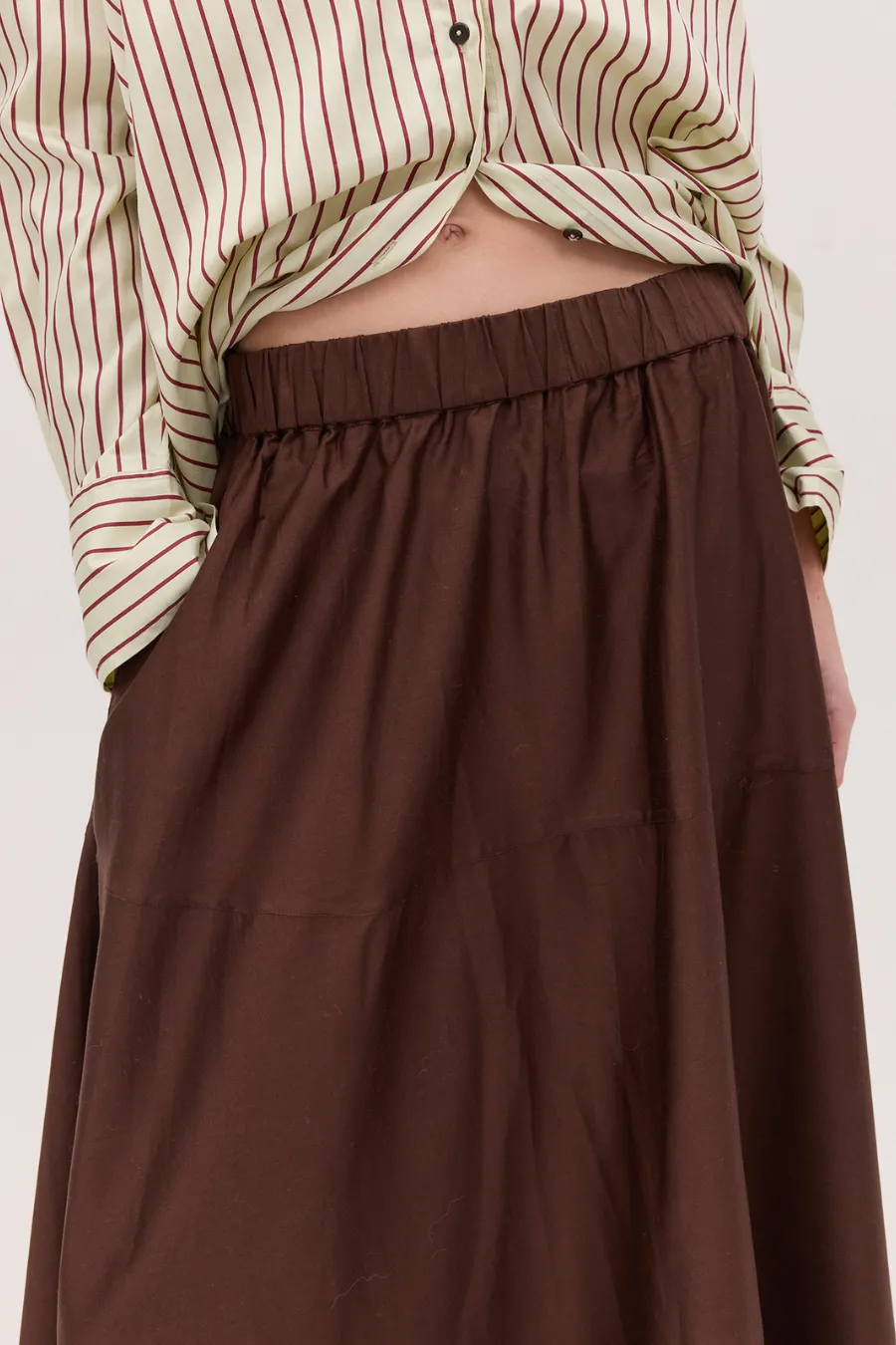The Maxi Skirt Chestnut