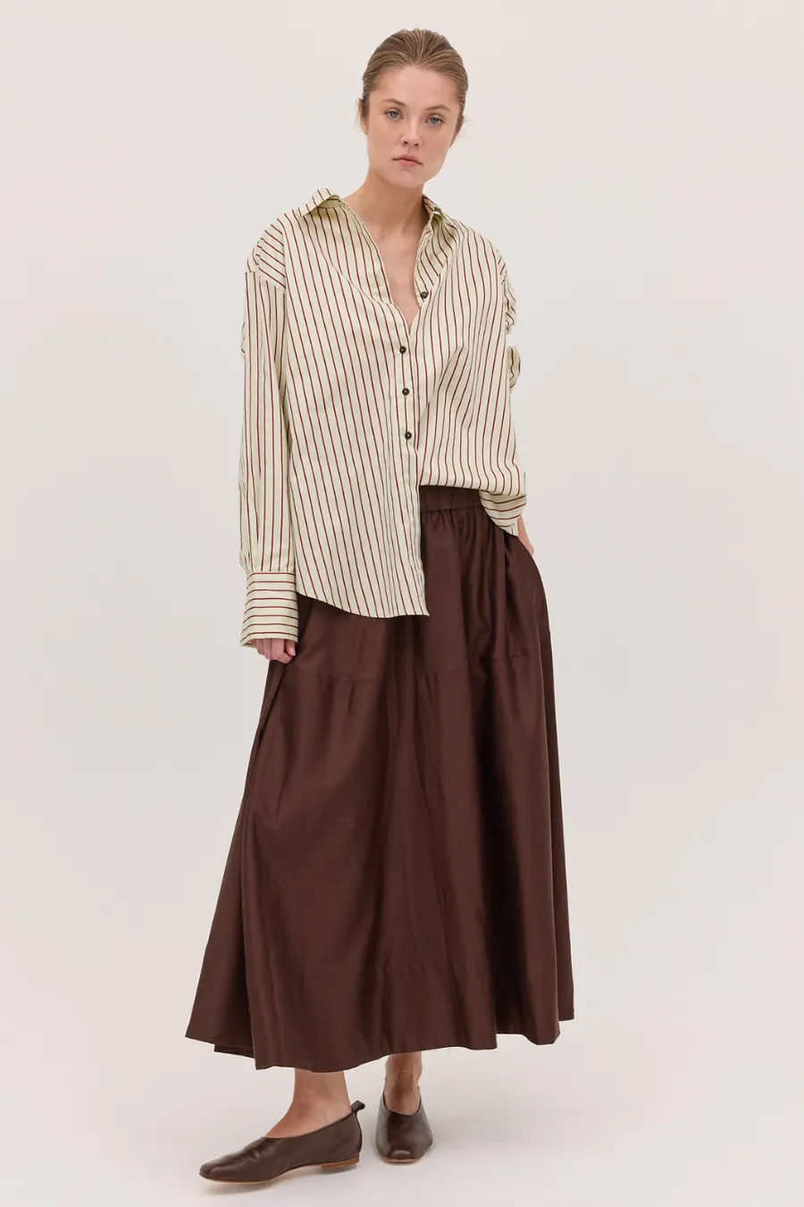 The Maxi Skirt Chestnut