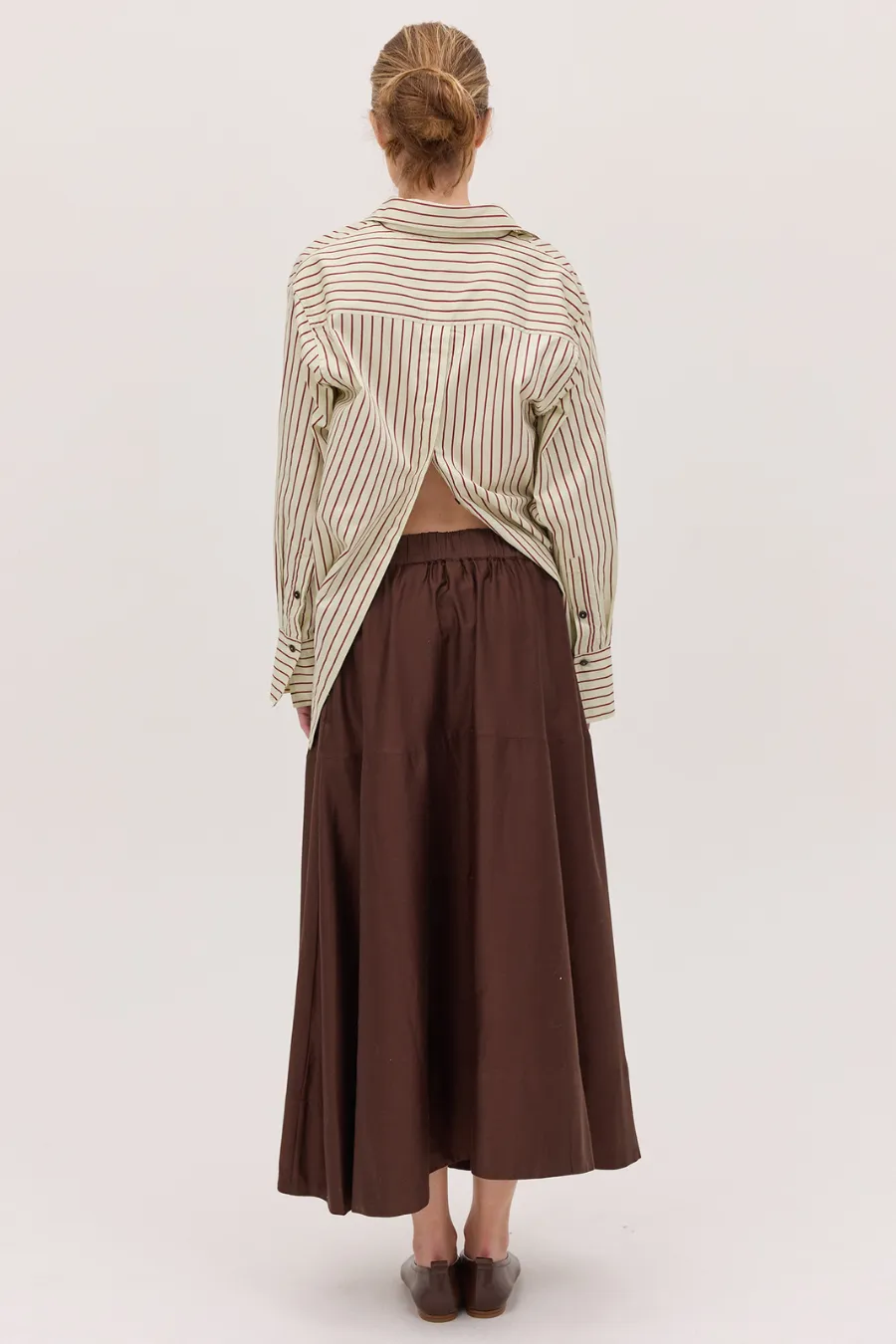 The Maxi Skirt Chestnut
