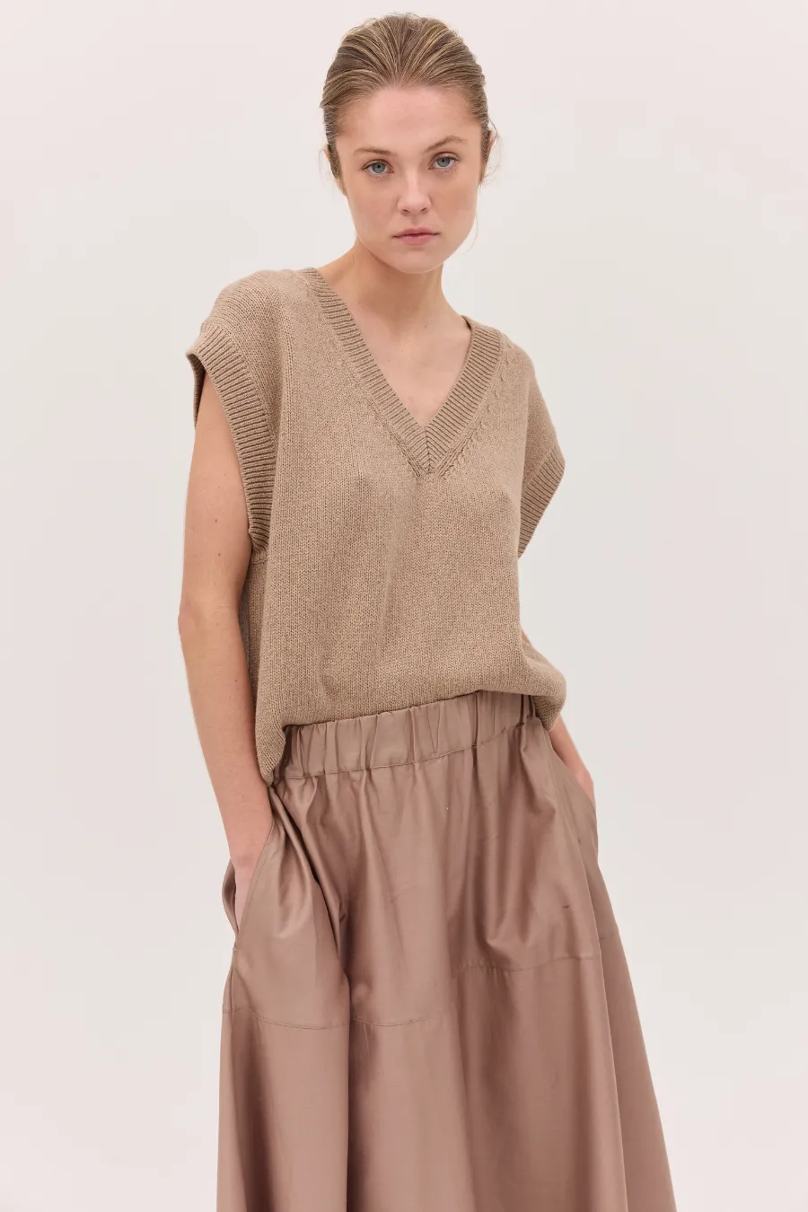 The Maxi Skirt Mocha