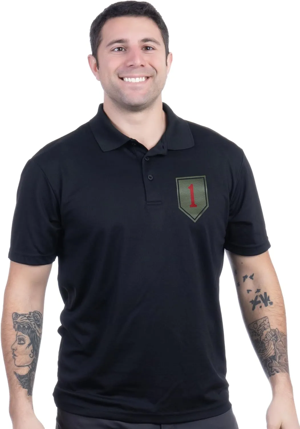 US Army Collared Polo | U.S. Military Infantry Armor Licensed Shirt with Collar for Men Women