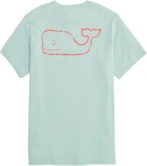 vineyard vines Men's Short-Sleeve Vintage Whale Pocket Tee