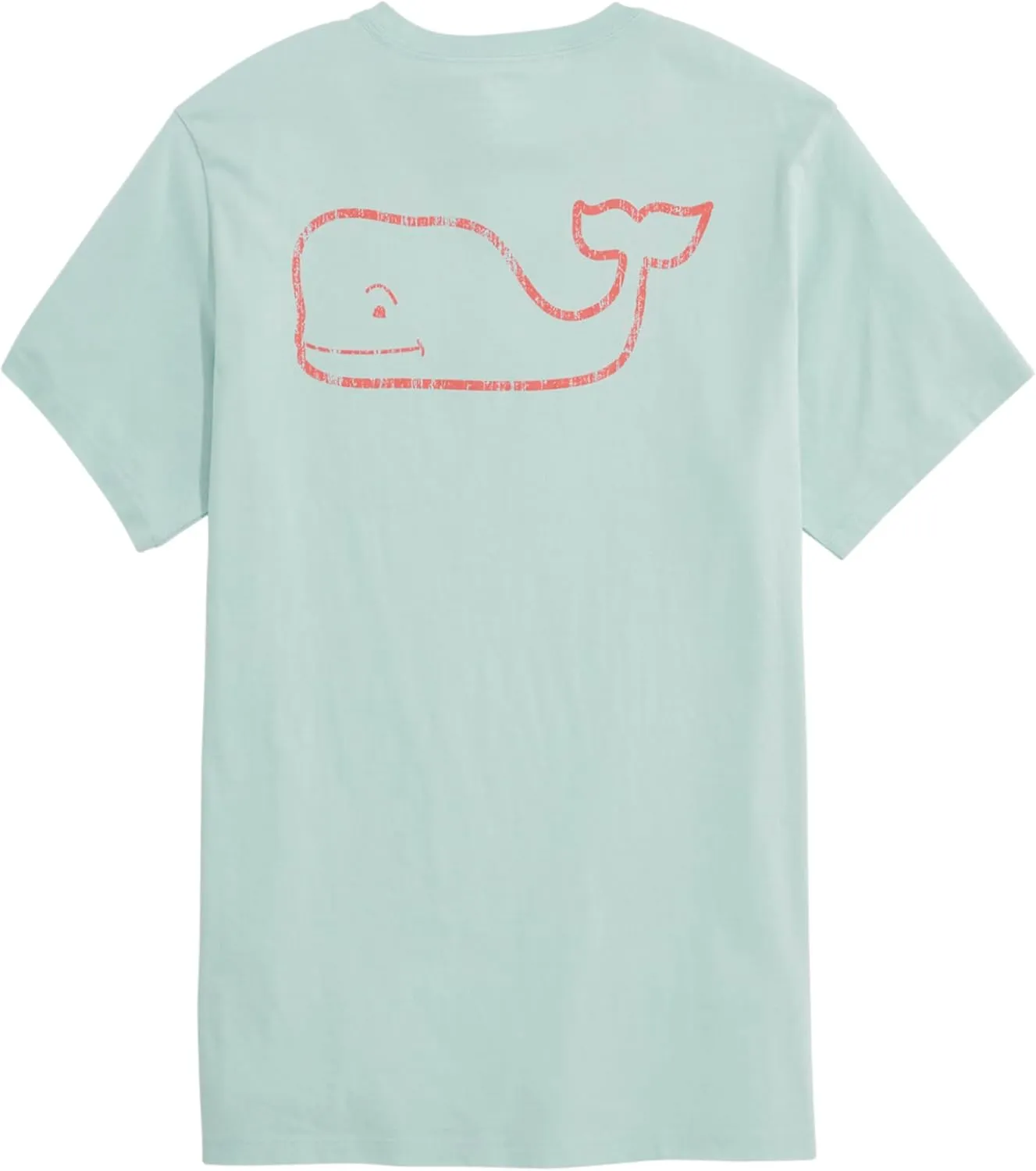 vineyard vines Men's Short-Sleeve Vintage Whale Pocket Tee