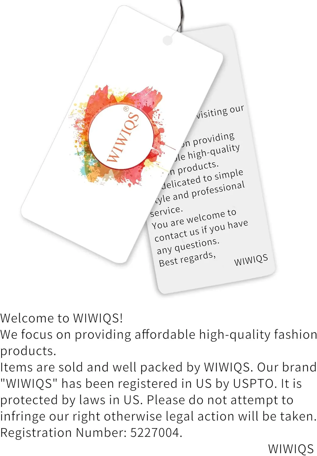 WIWIQS Women's Cotton Linen Button Down Dress Long Sleeve Crew Neck Solid Color Dress with Pockets