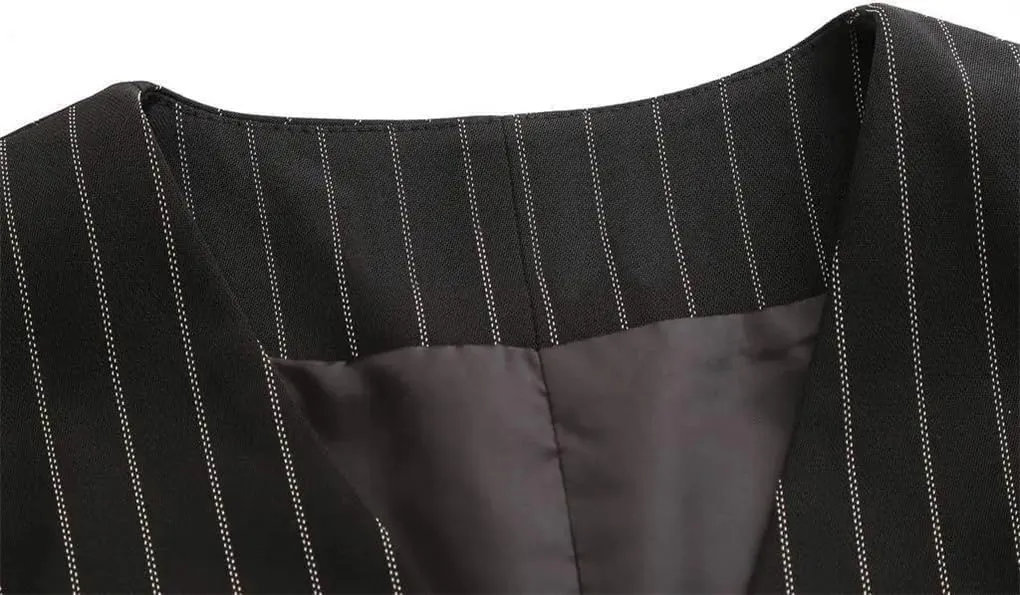 Women's Formal 4 Button V-Neck Business Dress Suit Vest Waistcoat Women's Vest