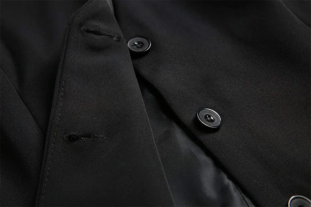 Women's Formal 4 Button V-Neck Business Dress Suit Vest Waistcoat Women's Vest