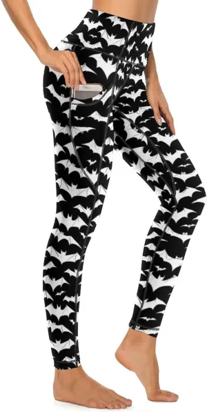 Women's High Waist Tummy Control Yoga Pants with Pockets Workout Leggings