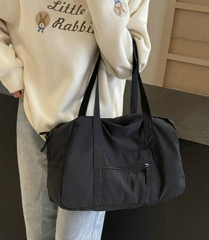 Womens Shoulder Handbag Lightweight Nylon Tote Handbags Large Purse Shopping Work Hobo Bags
