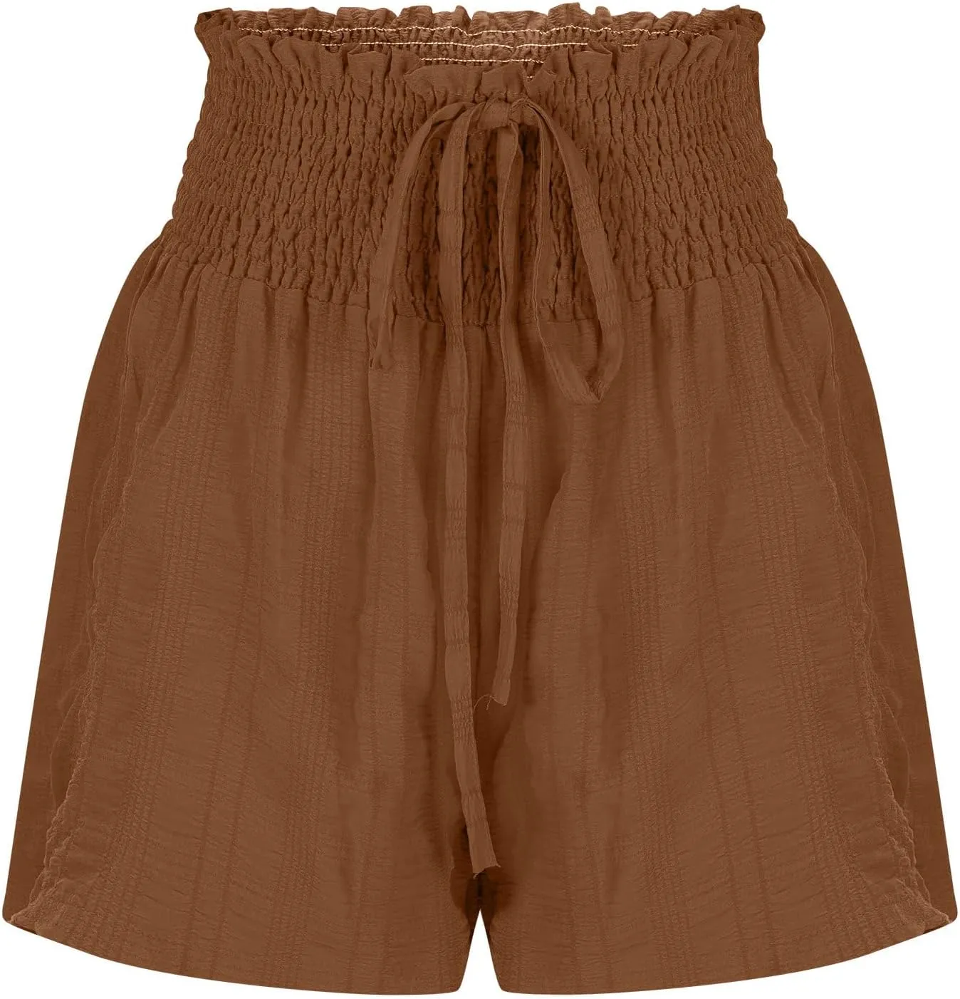 Women's Summer Fashion Solid Color Drawstring Skirts Short High Waisted Mini Skirt Golf Tennis Going Out Shorts