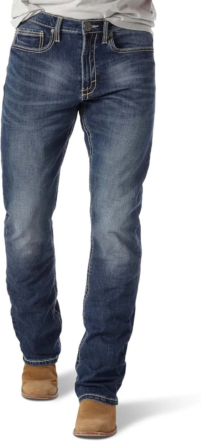 Wrangler mens 20x No. 42 Vintage Boot Cut Jeans, Midland, 33W x 36L US