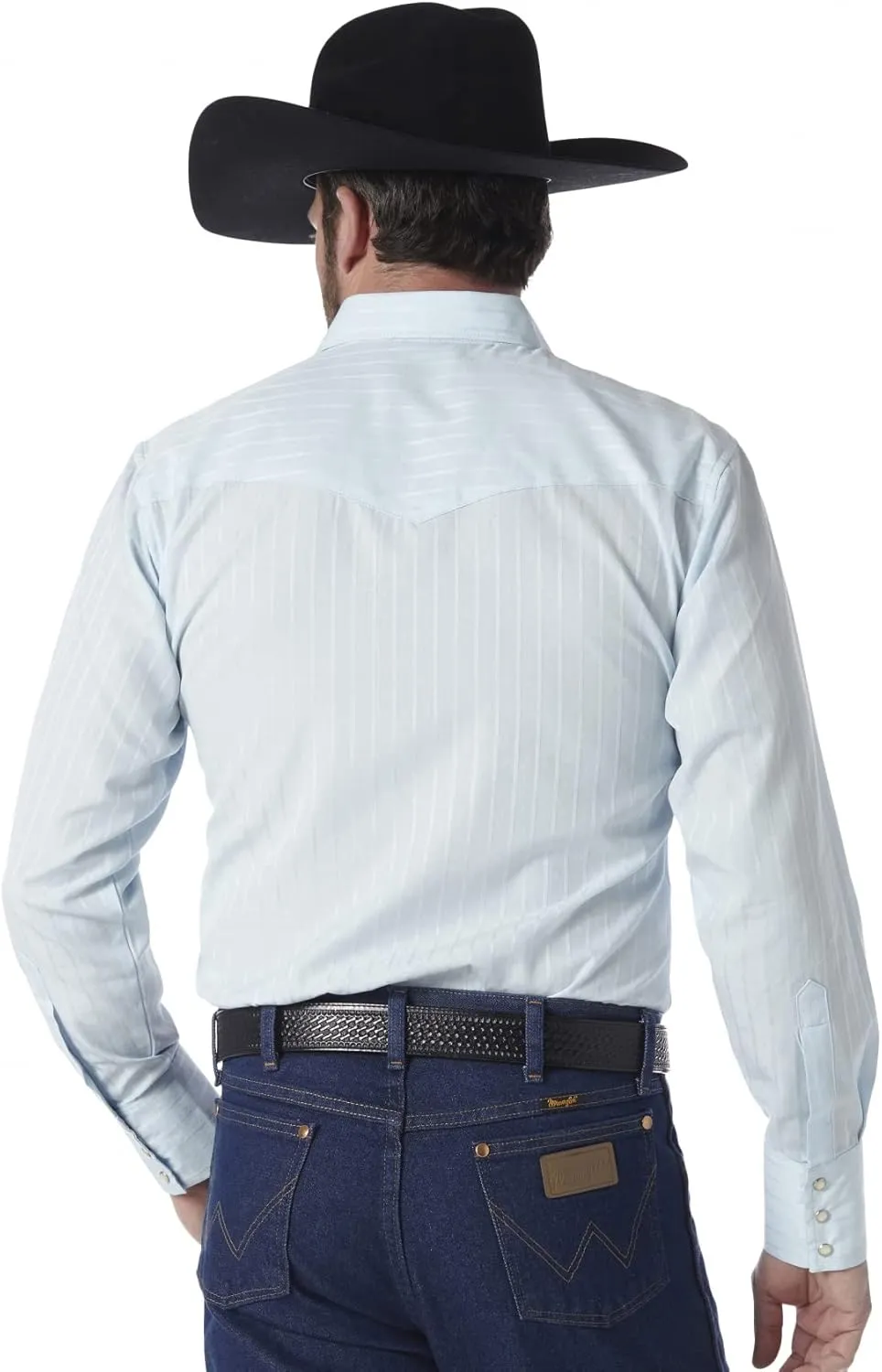 Wrangler Men's Sport Western Two Pocket Long Sleeve Snap Shirt