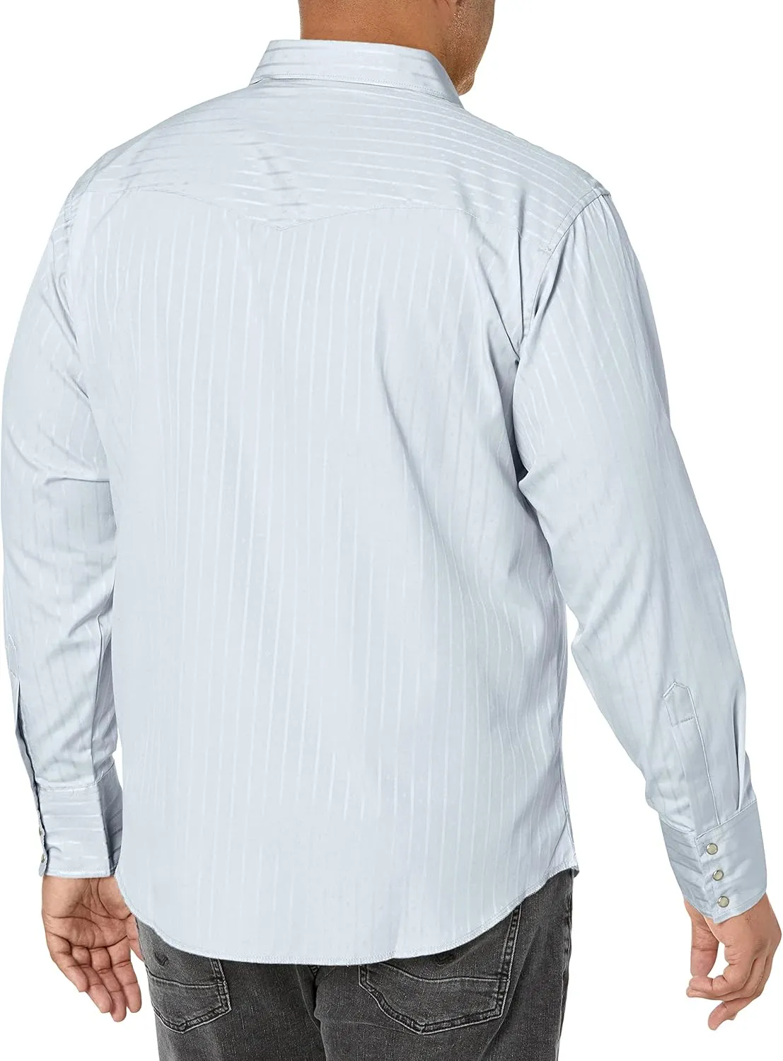 Wrangler Men's Sport Western Two Pocket Long Sleeve Snap Shirt